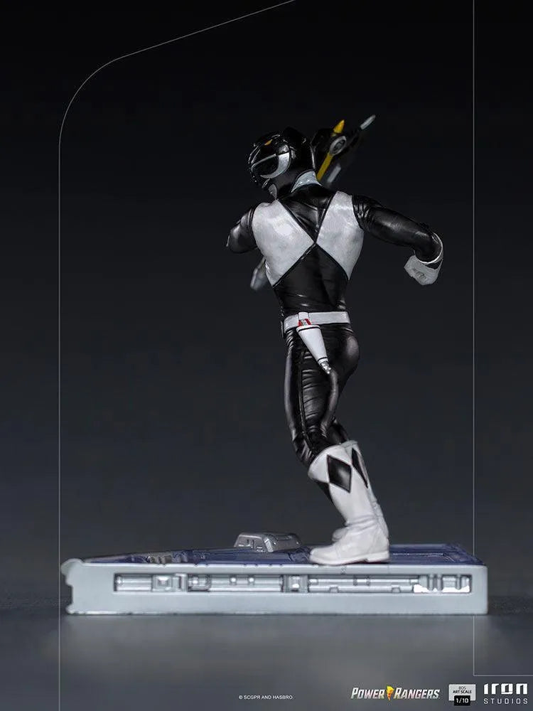 IRO28150 Power Rangers - Black Ranger 1:10 Scale Statue - Iron Studios - Titan Pop Culture