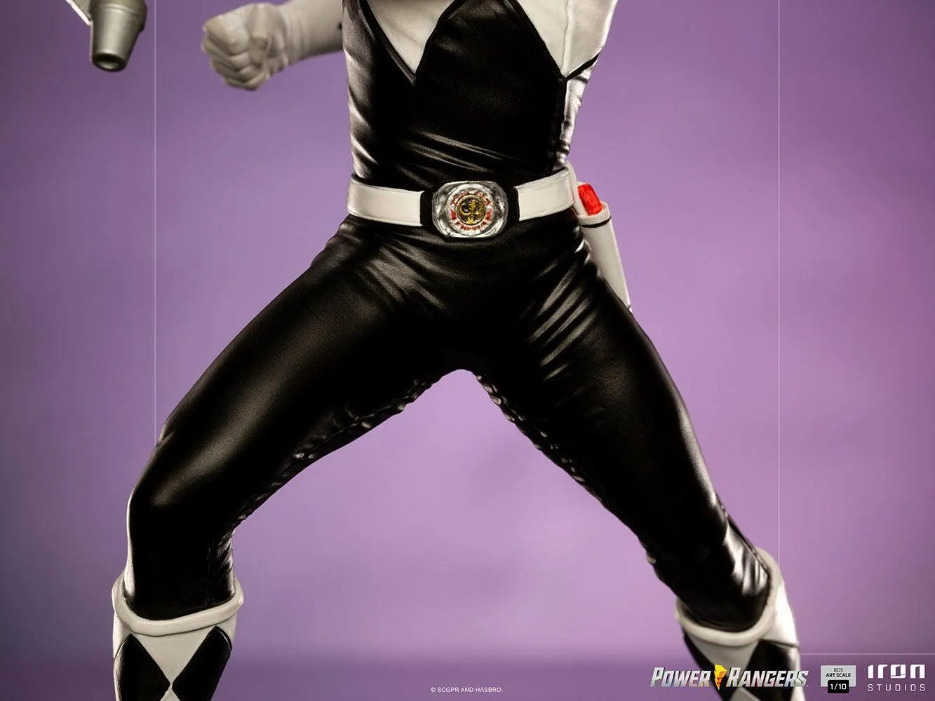 IRO28150 Power Rangers - Black Ranger 1:10 Scale Statue - Iron Studios - Titan Pop Culture