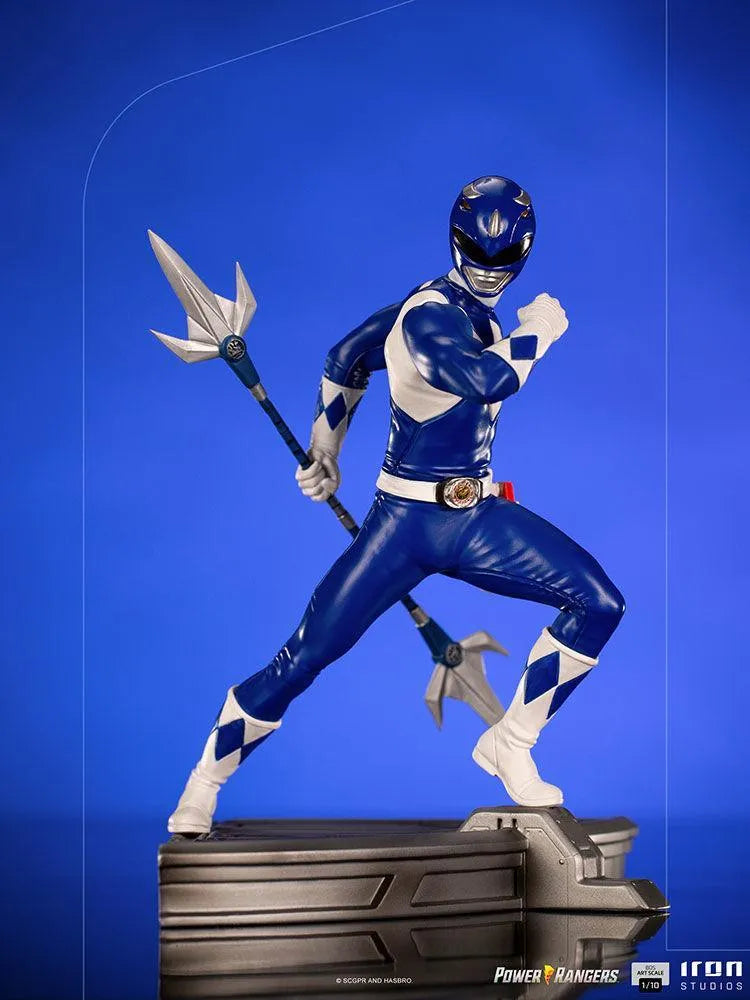IRO28167 Power Rangers - Blue Ranger 1:10 Scale Statue - Iron Studios - Titan Pop Culture