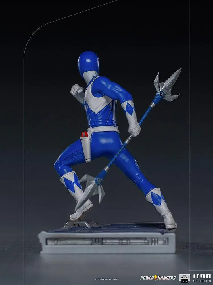 IRO28167 Power Rangers - Blue Ranger 1:10 Scale Statue - Iron Studios - Titan Pop Culture