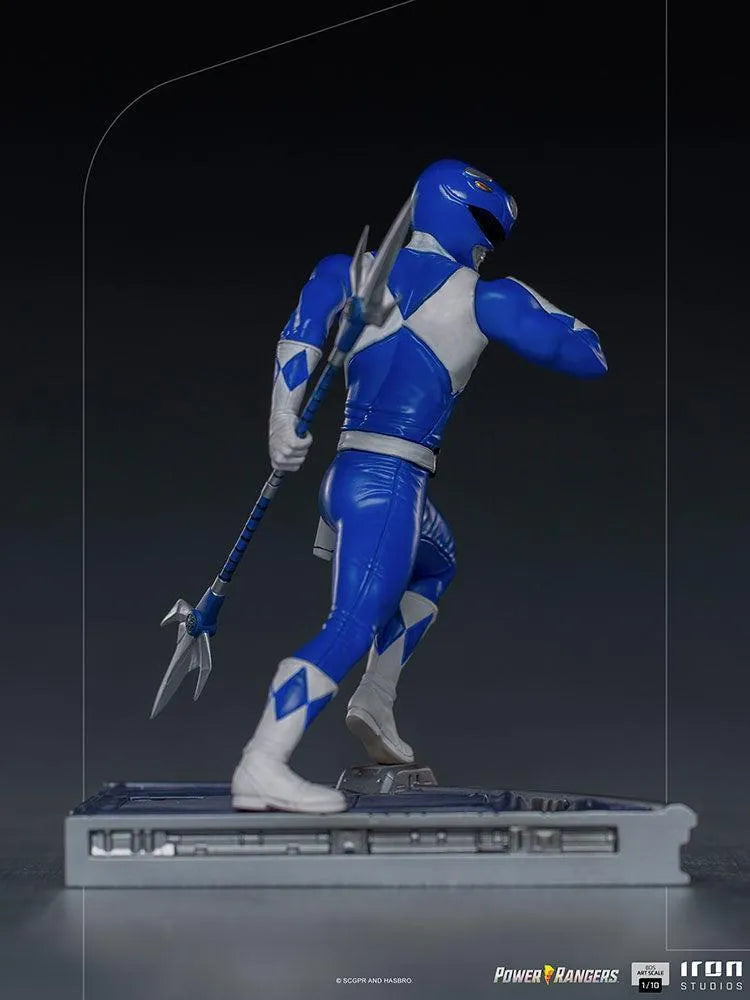 IRO28167 Power Rangers - Blue Ranger 1:10 Scale Statue - Iron Studios - Titan Pop Culture