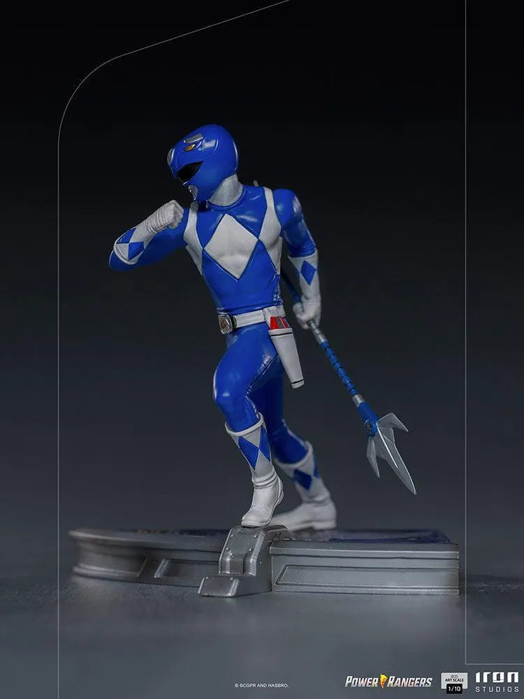 IRO28167 Power Rangers - Blue Ranger 1:10 Scale Statue - Iron Studios - Titan Pop Culture