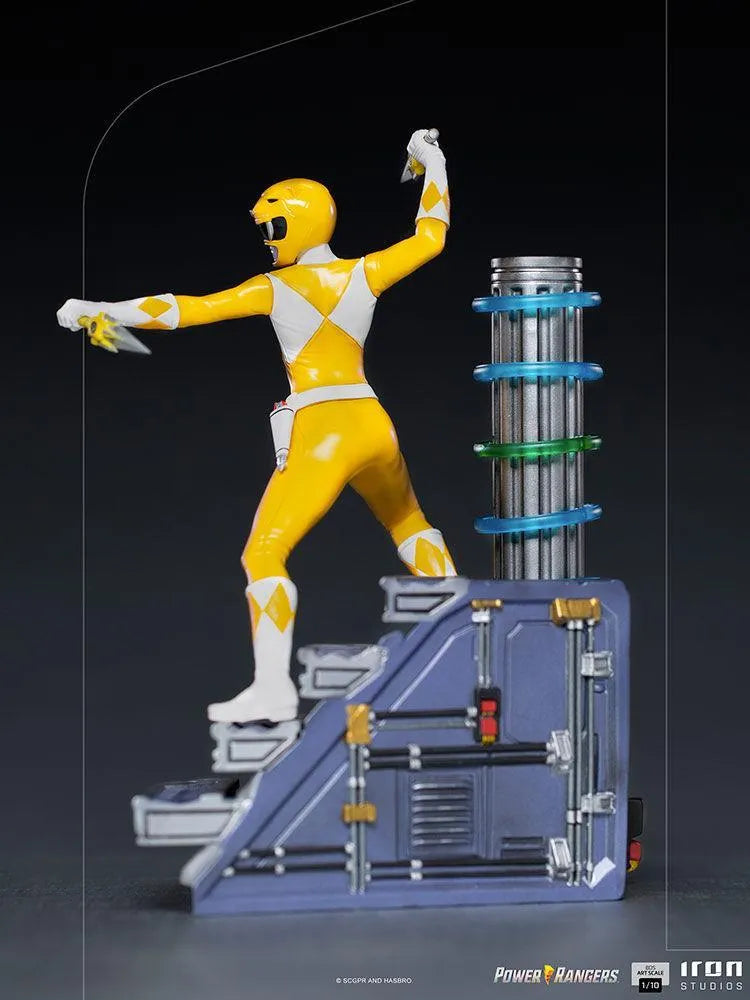 IRO28181 Power Rangers - Yellow Ranger 1:10 Scale Statue - Iron Studios - Titan Pop Culture