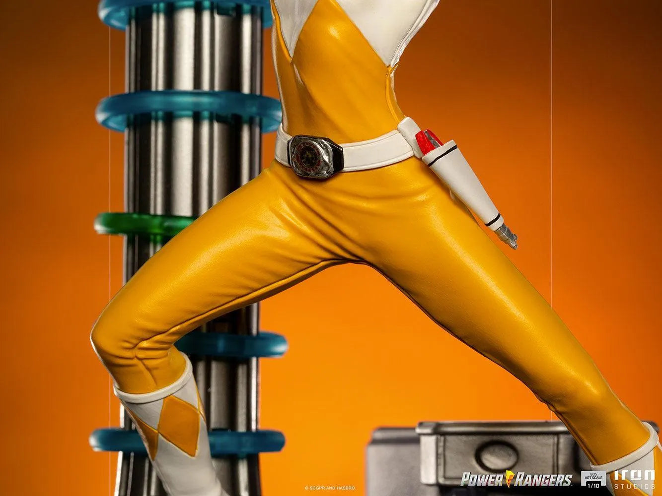 IRO28181 Power Rangers - Yellow Ranger 1:10 Scale Statue - Iron Studios - Titan Pop Culture