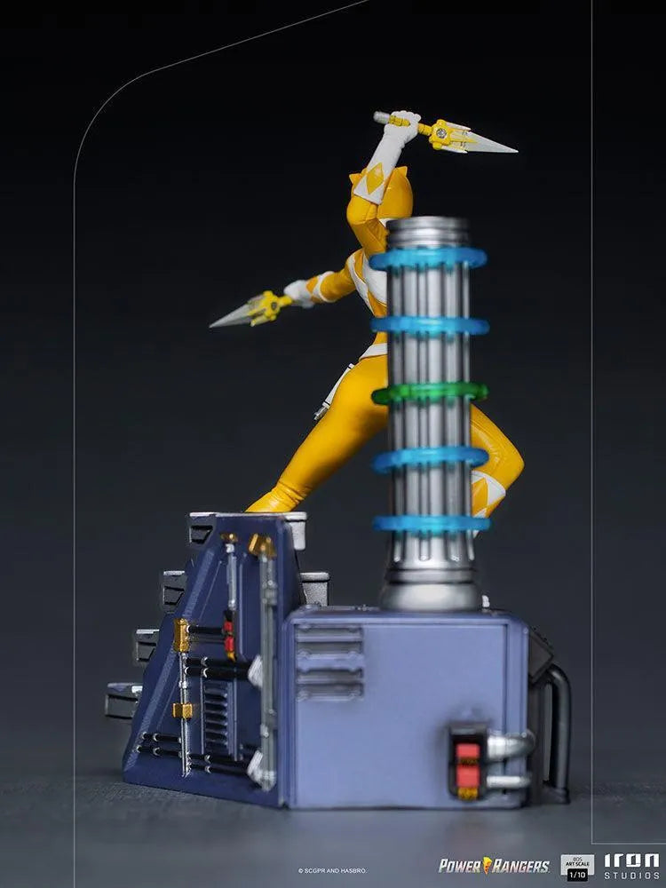 IRO28181 Power Rangers - Yellow Ranger 1:10 Scale Statue - Iron Studios - Titan Pop Culture