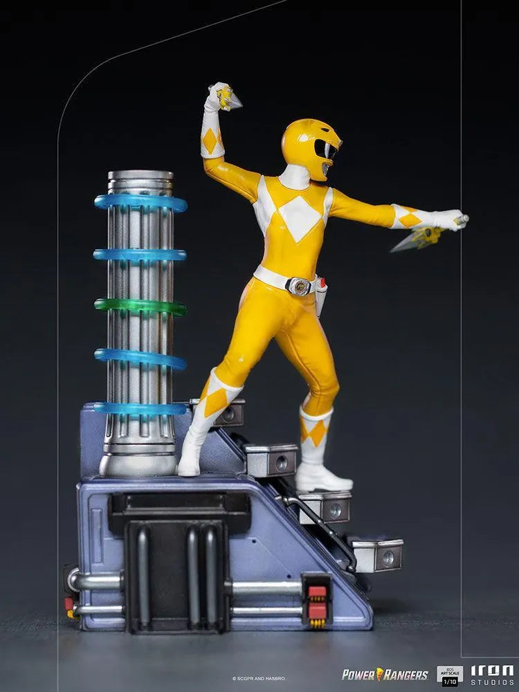 IRO28181 Power Rangers - Yellow Ranger 1:10 Scale Statue - Iron Studios - Titan Pop Culture