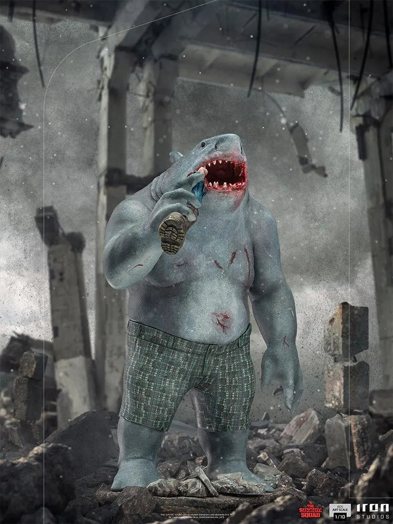 IRO28372 The Suicide Squad - King Shark 1:10 Scale Statue - Iron Studios - Titan Pop Culture