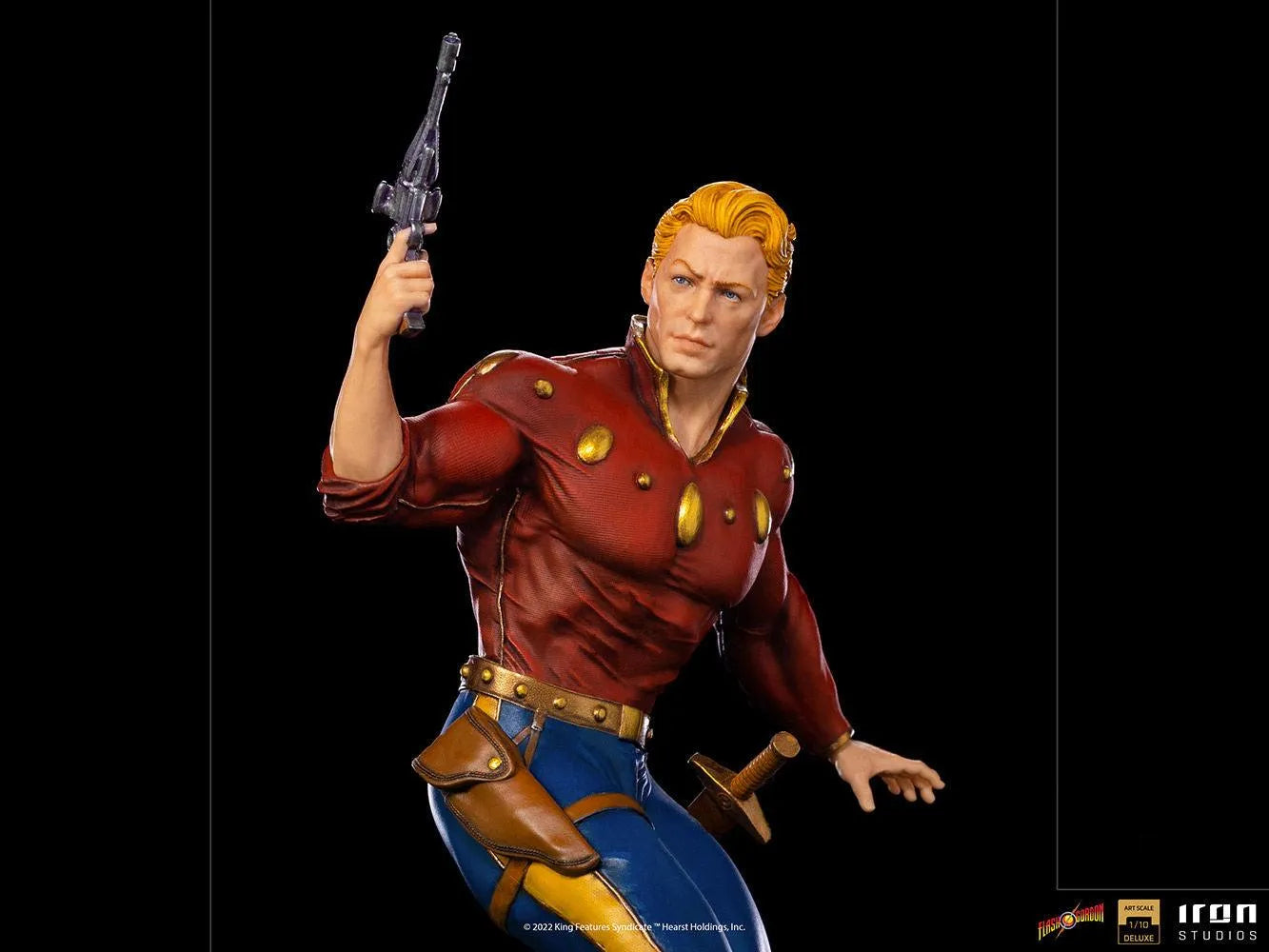 IRO28891 Flash Gordon - Flash Gordon Deluxe 1:10 Scale Statue - Iron Studios - Titan Pop Culture