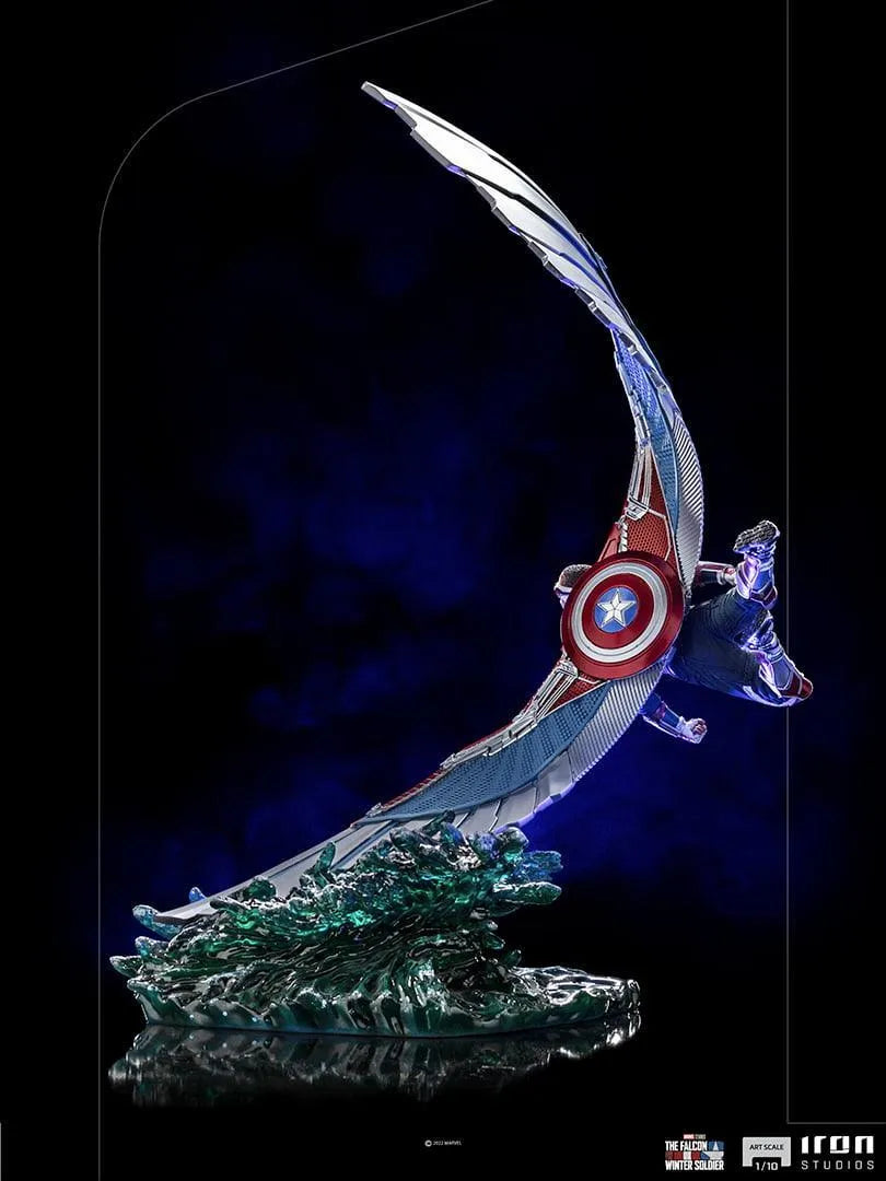 IRO29515 Falcon and the Winter Soldier - Sam Wilson Deluxe 1:10 Scale Statue - Iron Studios - Titan Pop Culture