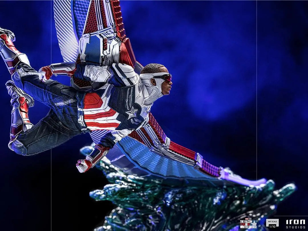 IRO29515 Falcon and the Winter Soldier - Sam Wilson Deluxe 1:10 Scale Statue - Iron Studios - Titan Pop Culture