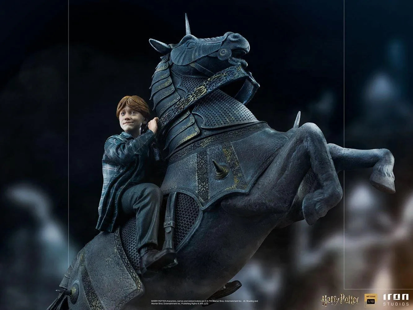 IRO34997 Harry Potter - Ron Weasley Deluxe 1:10 Scale Statue - Iron Studios - Titan Pop Culture