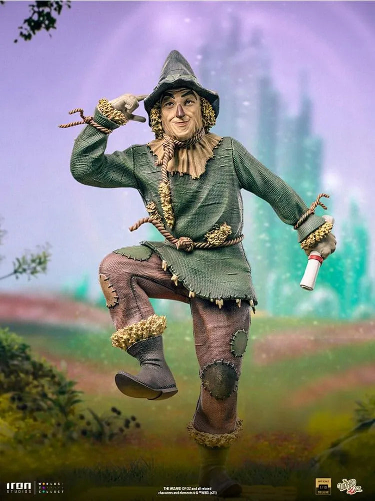 IRO51321 Wizard of Oz - Scarecrow Deluxe 1:10 Scale Statue - Iron Studios - Titan Pop Culture