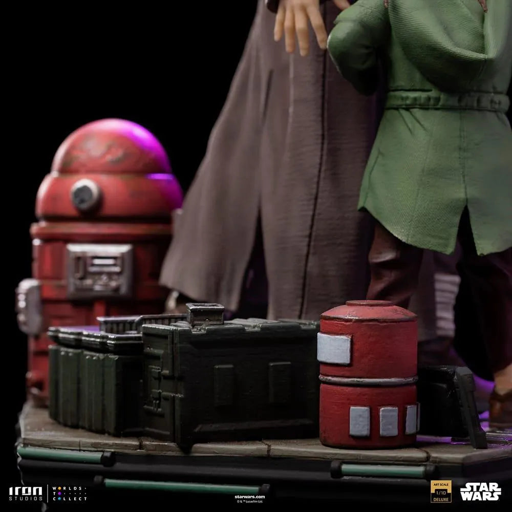 IRO52748 Star Wars - Obi-Wan & Young Leia DLX 1:10 Statue - Iron Studios - Titan Pop Culture