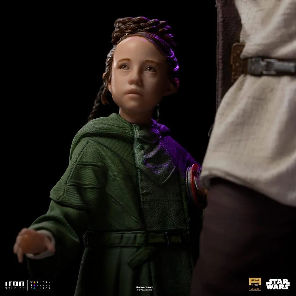 IRO52748 Star Wars - Obi-Wan & Young Leia DLX 1:10 Statue - Iron Studios - Titan Pop Culture