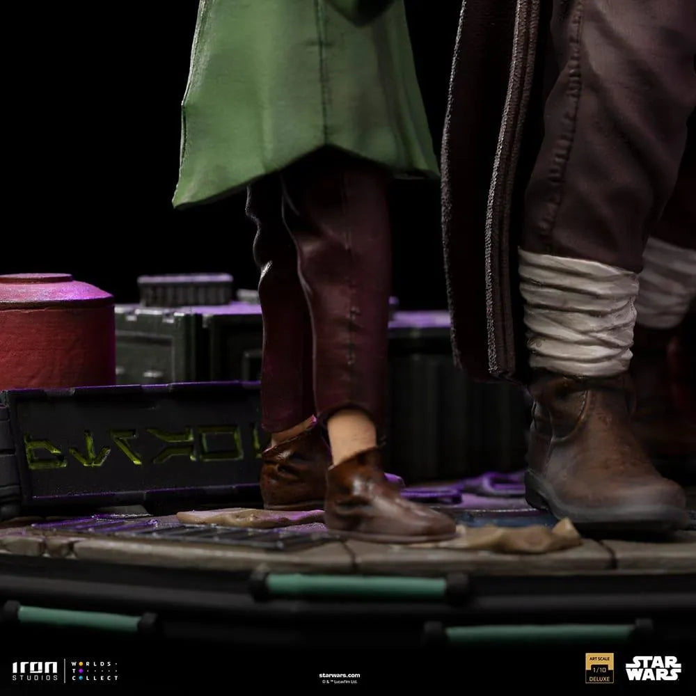IRO52748 Star Wars - Obi-Wan & Young Leia DLX 1:10 Statue - Iron Studios - Titan Pop Culture