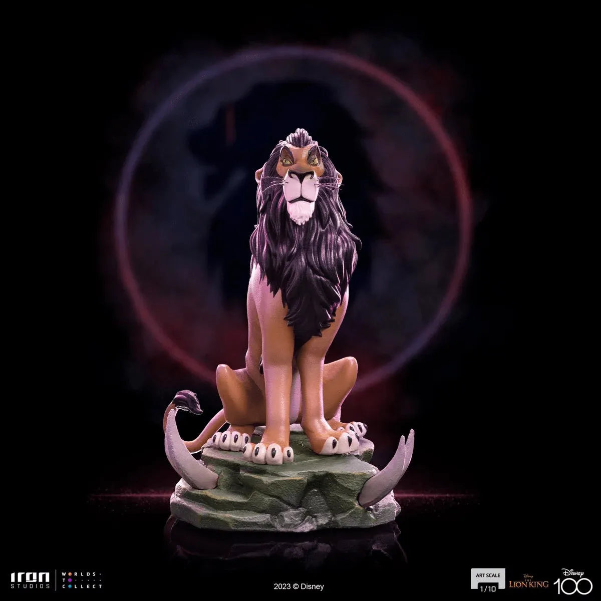 IRO53271 Lion King (1999) - Scar 1:10 Scale Statue - Iron Studios - Titan Pop Culture