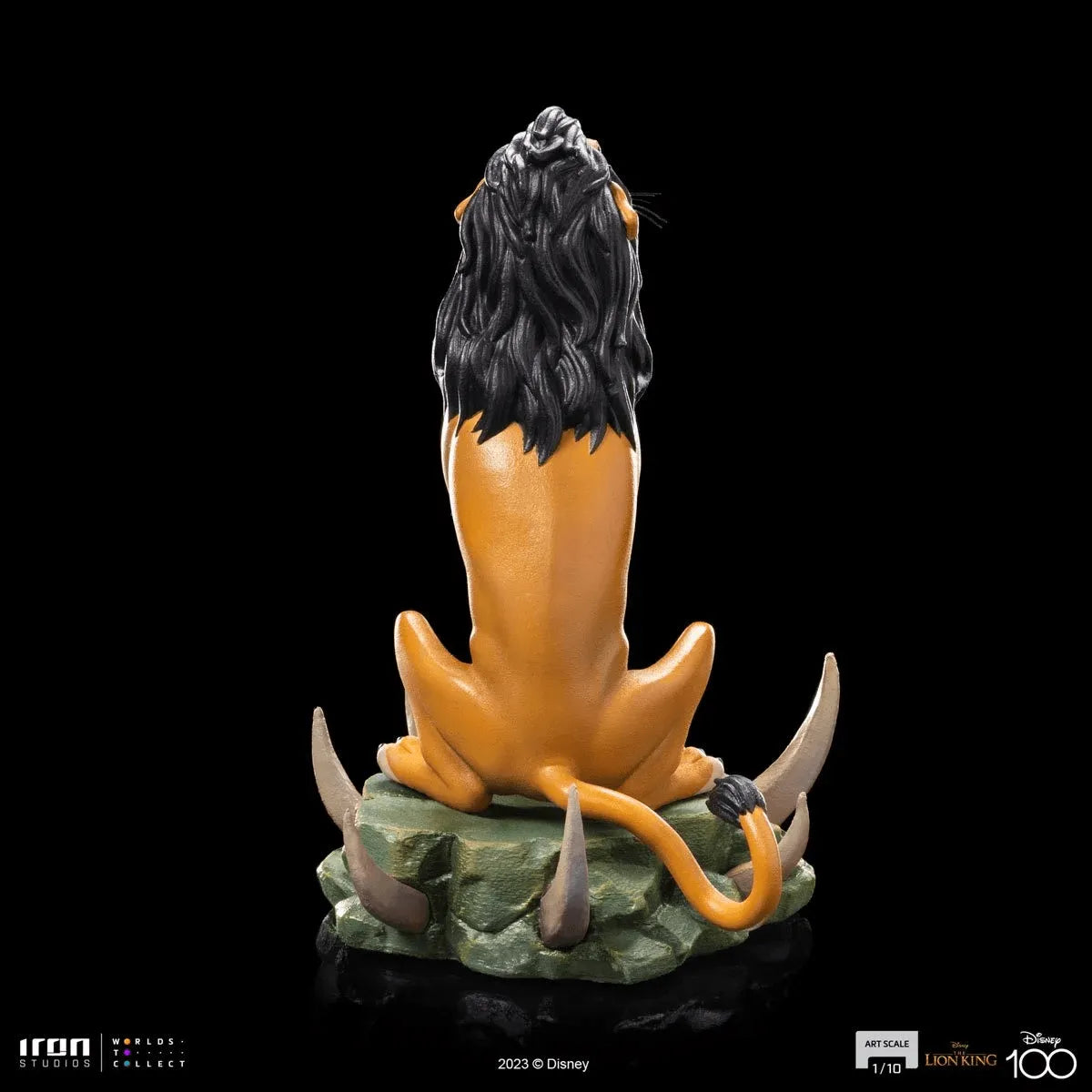 IRO53271 Lion King (1999) - Scar 1:10 Scale Statue - Iron Studios - Titan Pop Culture