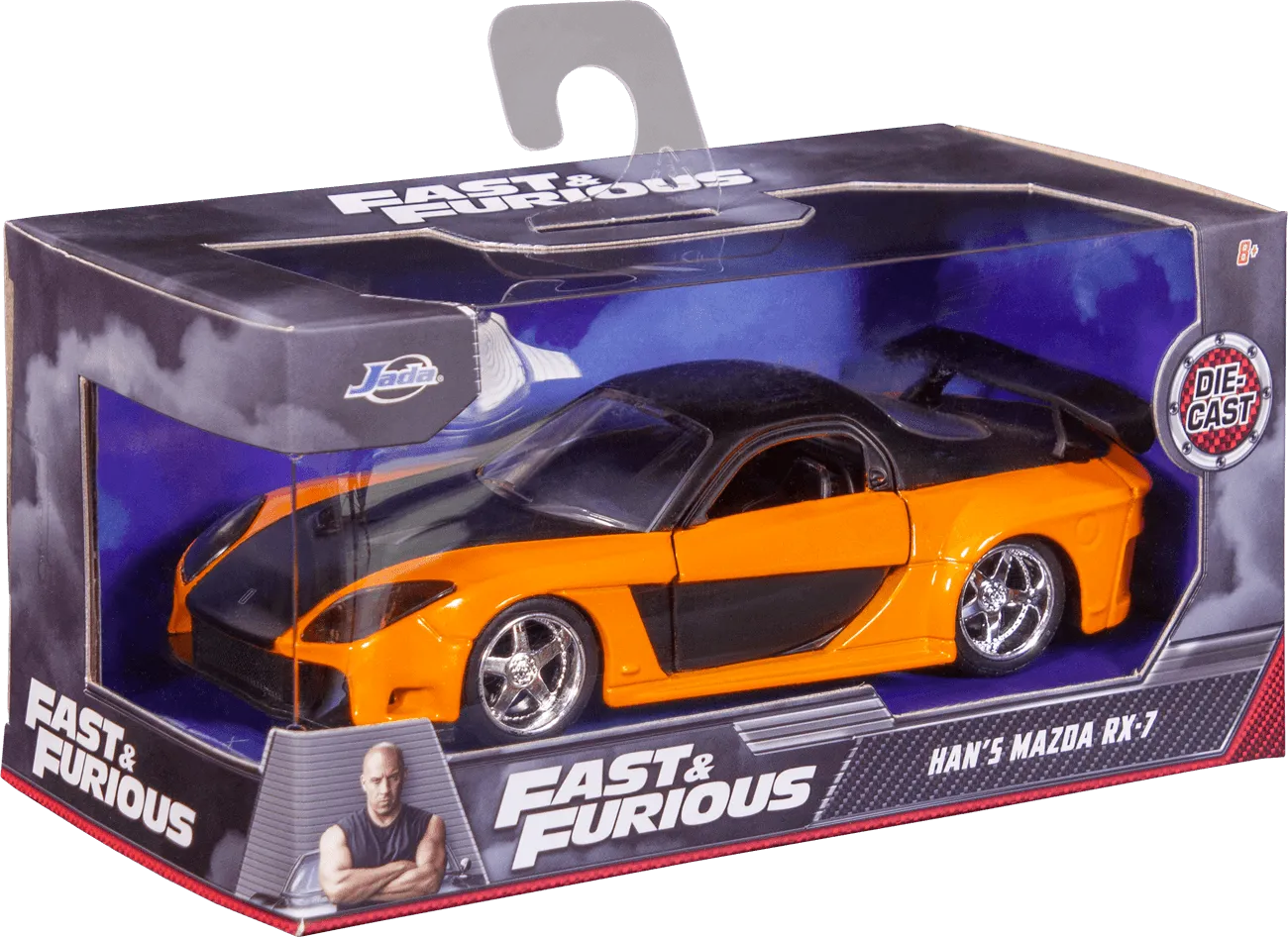 JAD30736 Fast and Furious - Han's Mazda RX-7 1:32 Hollywood Ride - Jada Toys - Titan Pop Culture