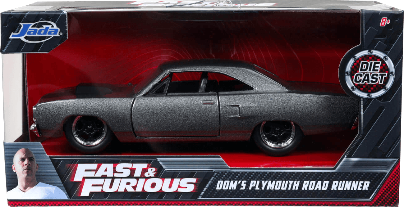 JAD30746 Fast and Furious - 1970 Plymouth Road Runner 1:32 Scale Hollywood Ride - Jada Toys - Titan Pop Culture