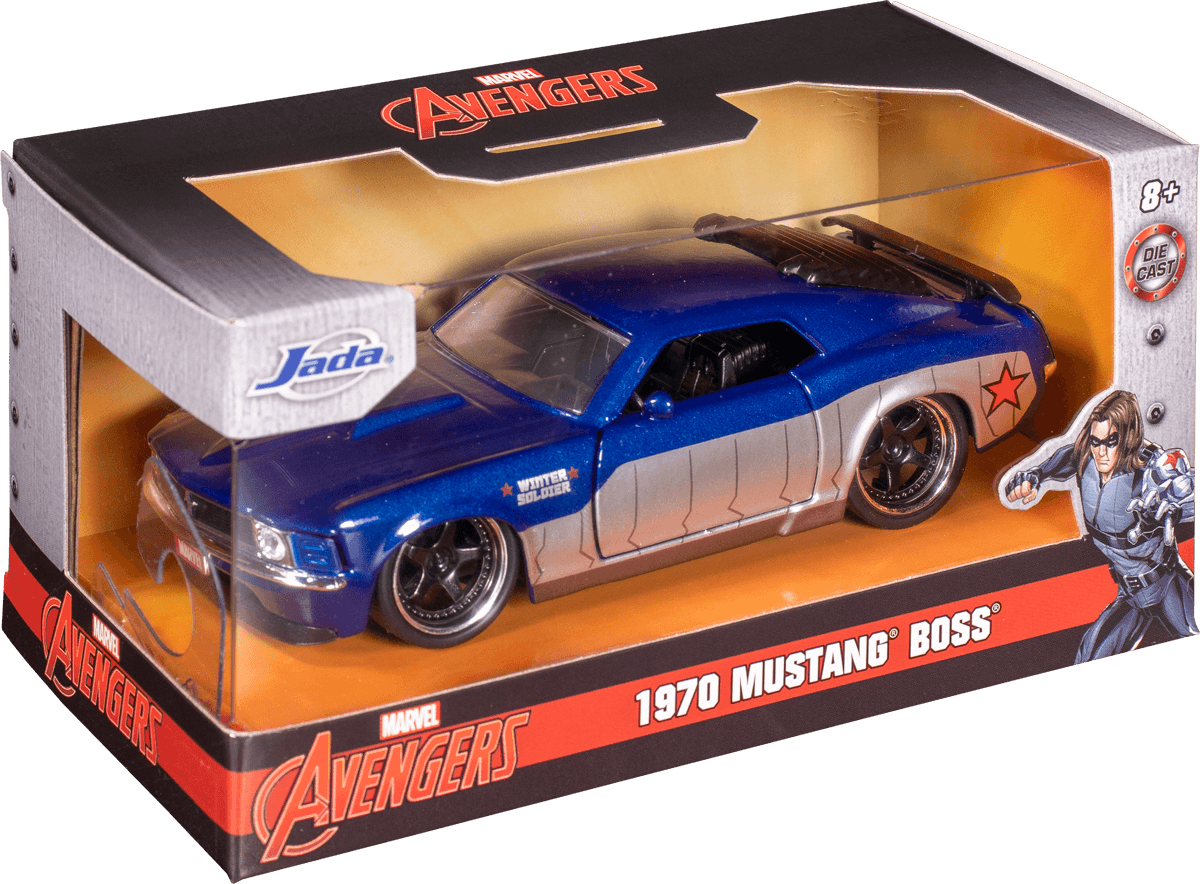 Jada Toys Marvel Avengers War Machine And 2006 Ford Mustang GT 1:32 Diecast  NEW