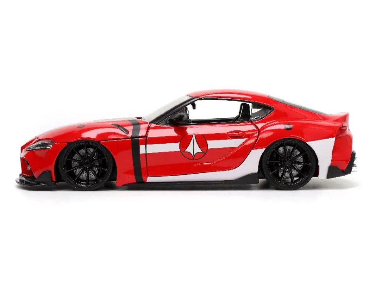 JAD33679 Robotech - 2020 Toyota Supra with Miriya 1:24 Scale Set - Jada Toys - Titan Pop Culture