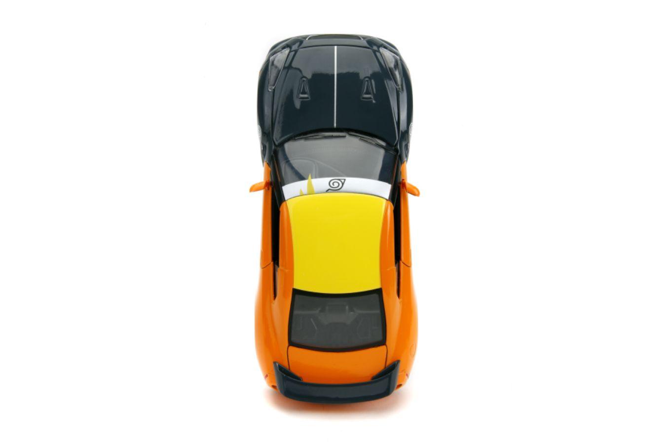 JAD33691 Naruto - Nissan GT-R R35 (2009) 1:24 Scale with Naruto Figure Hollywood Rides Diecast Vehicle - Jada Toys - Titan Pop Culture