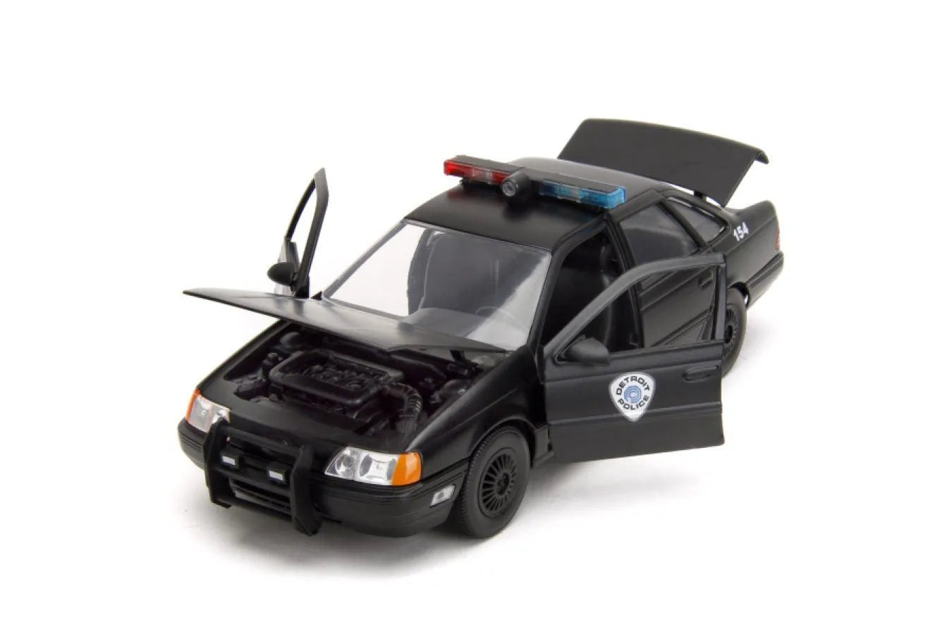 JAD33743 Robocop - 1986 Ford Taurus with Robocop 1:24 Scale Set - Jada Toys - Titan Pop Culture
