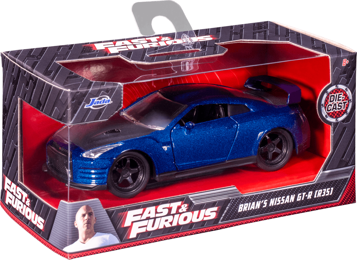 JAD97037 Fast and Furious - 2009 Nissan GT-R 1:32 Scale Hollywood Ride - Jada Toys - Titan Pop Culture