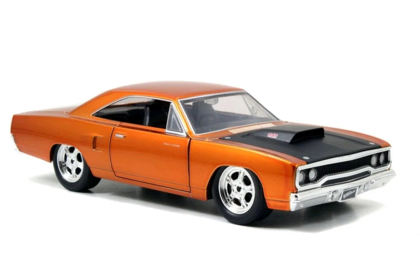 JAD97126 Fast and Furious - '70 Plymouth Road Runner BK 1:24 Scale Hollywood Ride - Jada Toys - Titan Pop Culture