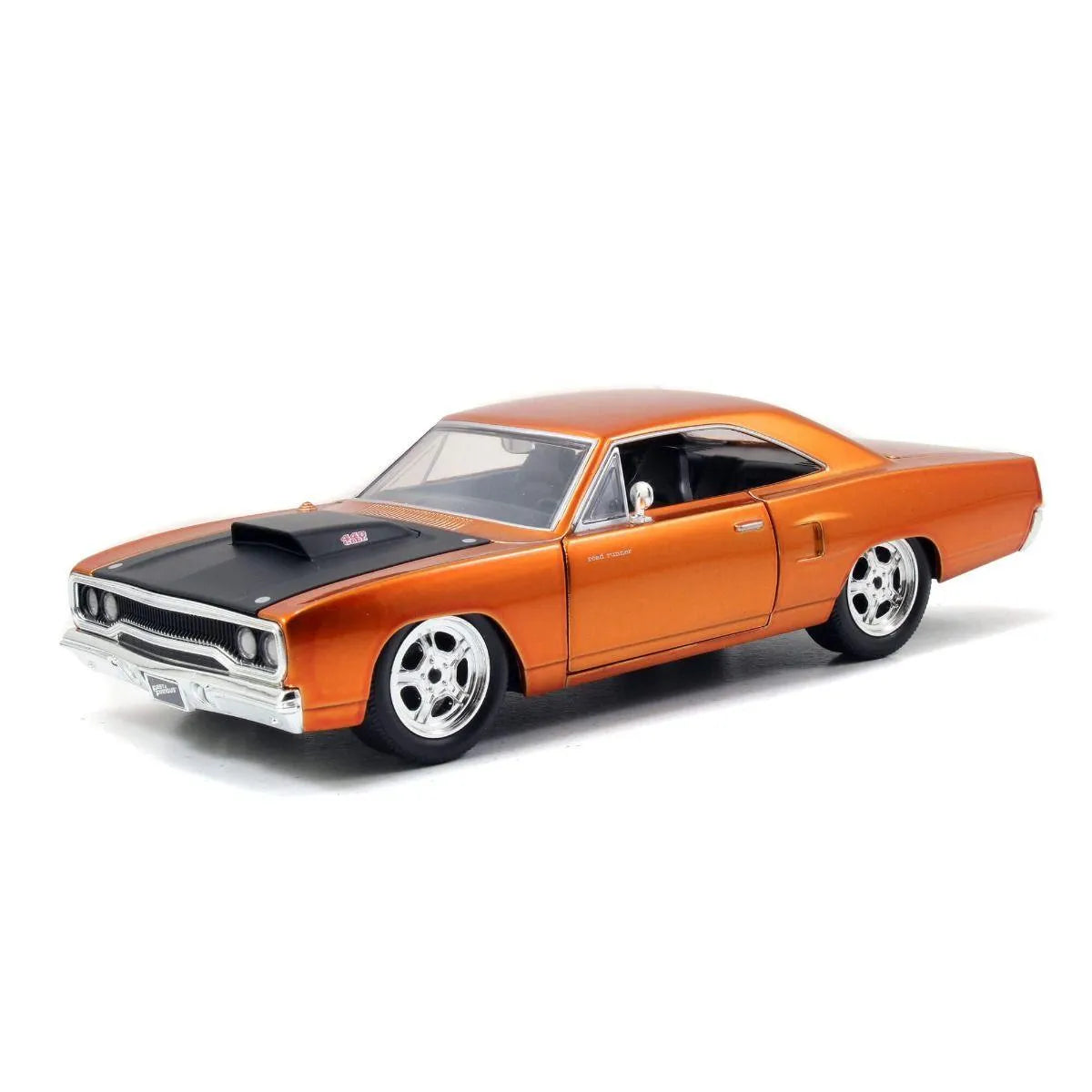 JAD97126 Fast and Furious - '70 Plymouth Road Runner BK 1:24 Scale Hollywood Ride - Jada Toys - Titan Pop Culture