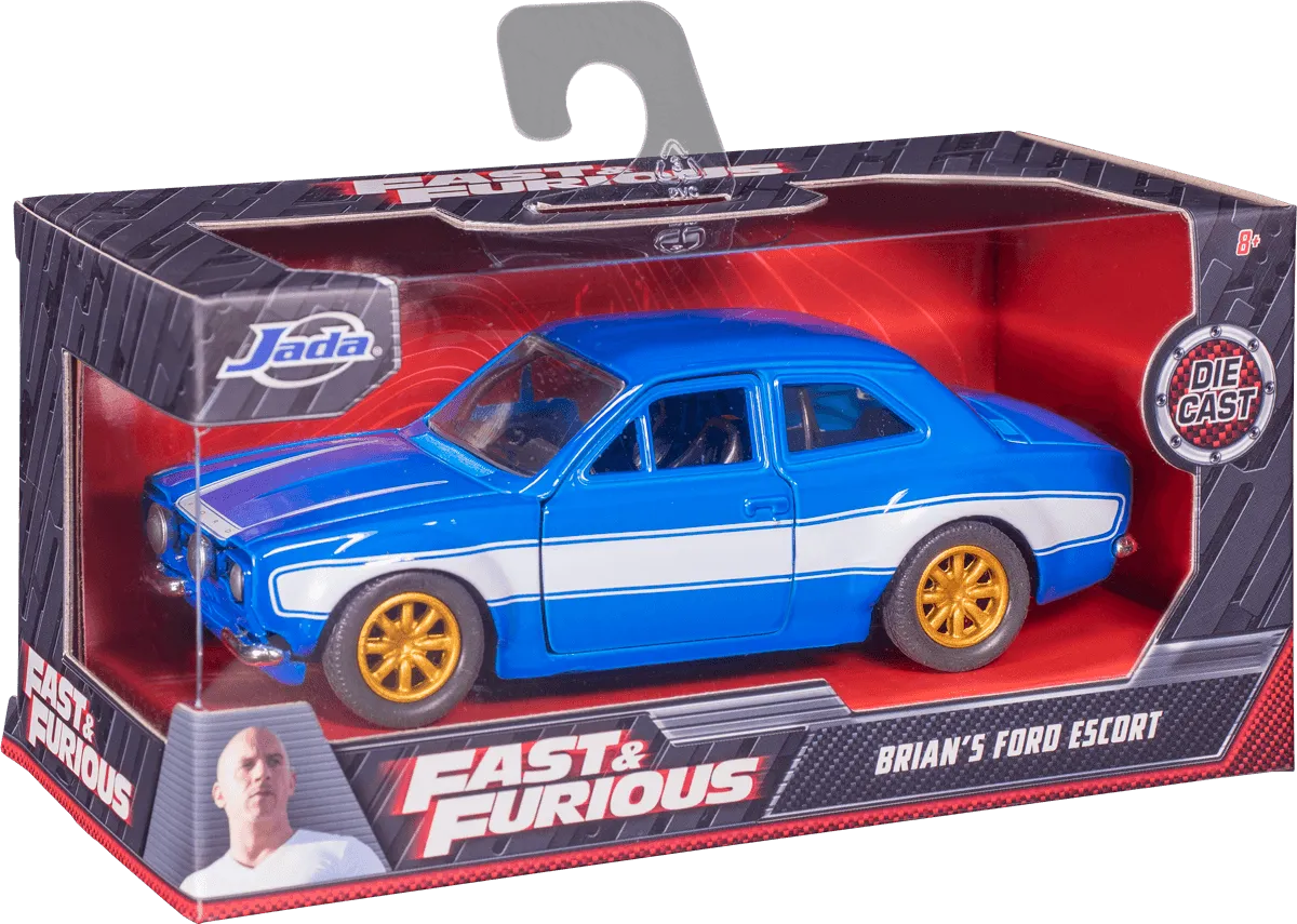 JAD97188 Fast and Furious - Ford Escort RS2000 MK1 1:32 Scale Hollywood Ride - Jada Toys - Titan Pop Culture