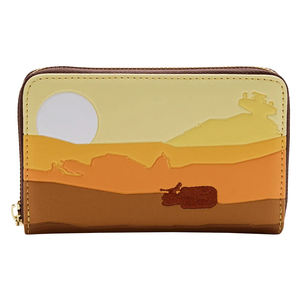 LOUSTWA0190 Star Wars - Jakku Zip Purse - Loungefly - Titan Pop Culture