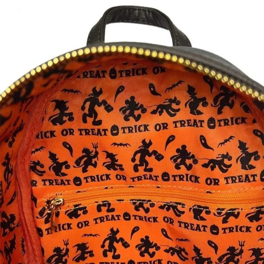 LOUWDBK2648 Disney - Mickey Vampire Pumpkin US Exclusive Mini Backpack - Loungefly - Titan Pop Culture
