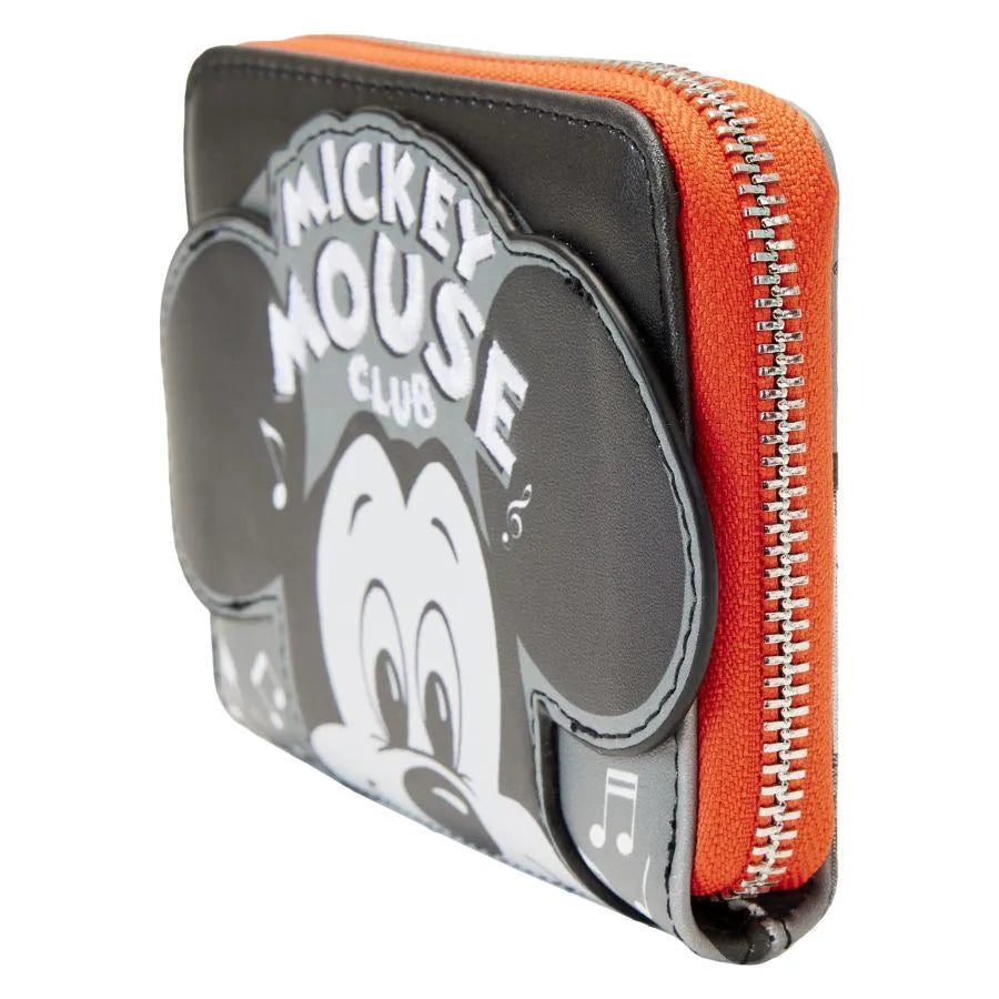 LOUWDWA2472 Disney 100th - Mickey Mouse Club Zip Around Purse - Loungefly - Titan Pop Culture
