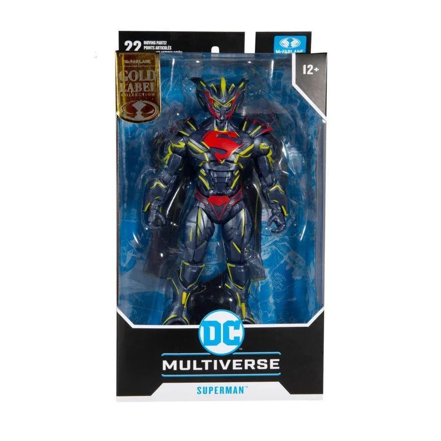 MCF15173 Superman - Superman Energized Unchained Armor Gold 7" Action Figure - McFarlane Toys - Titan Pop Culture