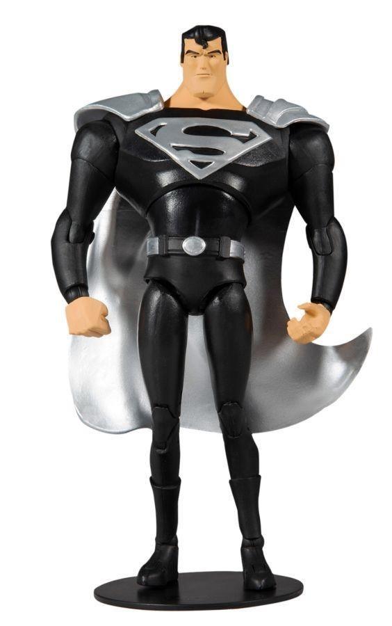 MCF15191 Superman: The Animated Series - Superman Black Suit 7" Action Figure - McFarlane Toys - Titan Pop Culture