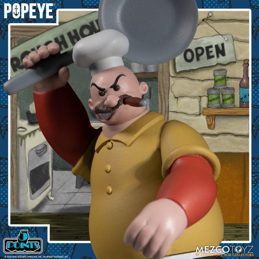 MEZ18060 Popeye - 5 Points Deluxe Boxed Set - Mezco Toyz - Titan Pop Culture