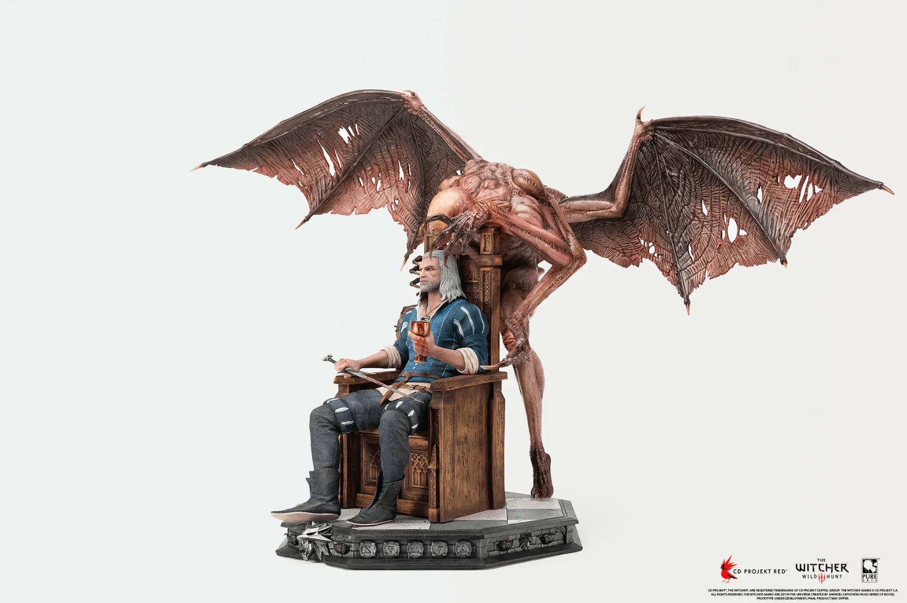 PURPA002TW The Witcher 3: Wild Hunt - Geralt 1:4 Scale Statue - Pure Arts - Titan Pop Culture