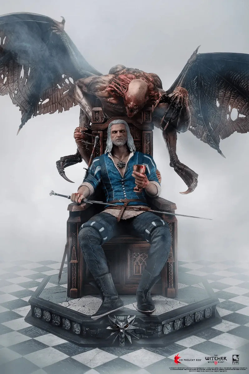PURPA002TW The Witcher 3: Wild Hunt - Geralt 1:4 Scale Statue - Pure Arts - Titan Pop Culture