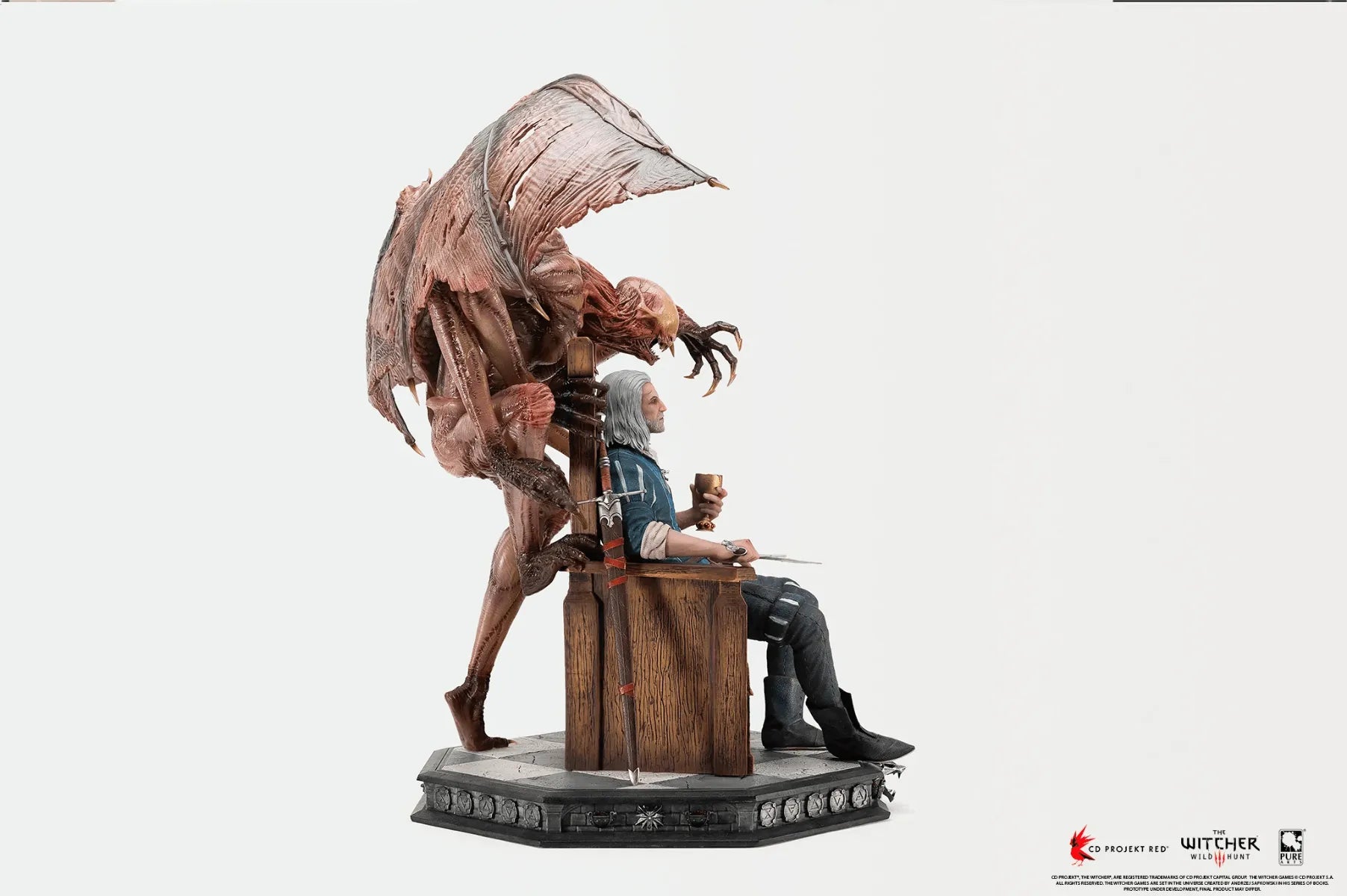 PURPA002TW The Witcher 3: Wild Hunt - Geralt 1:4 Scale Statue - Pure Arts - Titan Pop Culture