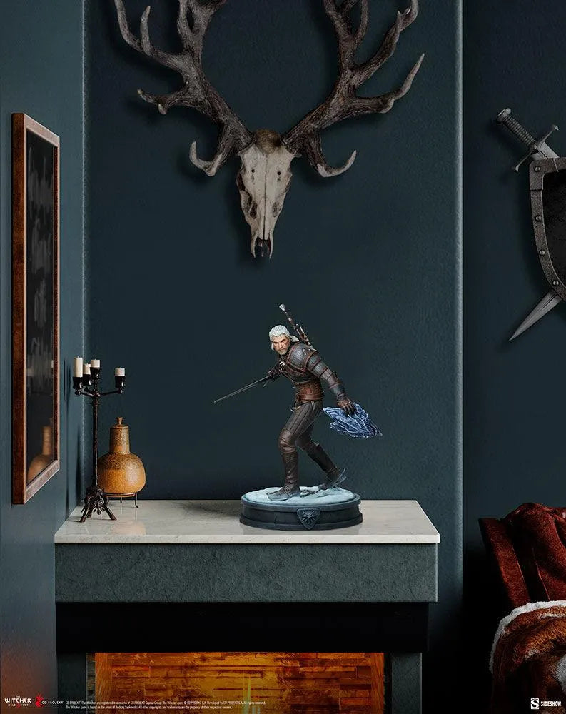 SID200601 The Witcher 3: Wild Hunt - Geralt Statue - Sideshow Collectibles - Titan Pop Culture