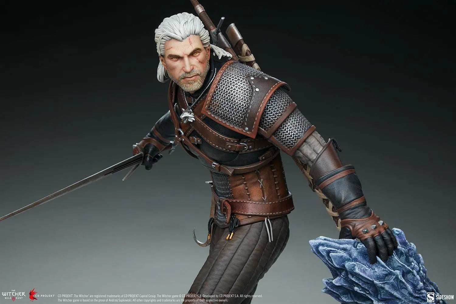 SID200601 The Witcher 3: Wild Hunt - Geralt Statue - Sideshow Collectibles - Titan Pop Culture