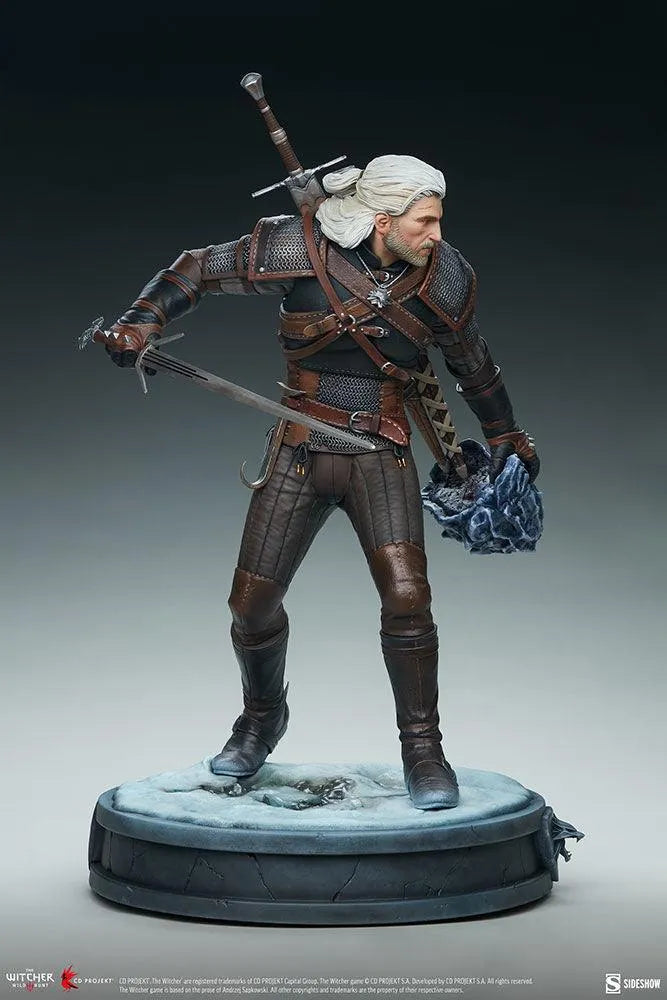 SID200601 The Witcher 3: Wild Hunt - Geralt Statue - Sideshow Collectibles - Titan Pop Culture