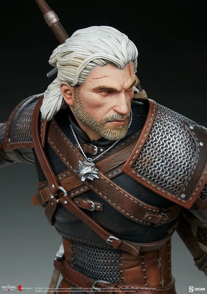 SID200601 The Witcher 3: Wild Hunt - Geralt Statue - Sideshow Collectibles - Titan Pop Culture