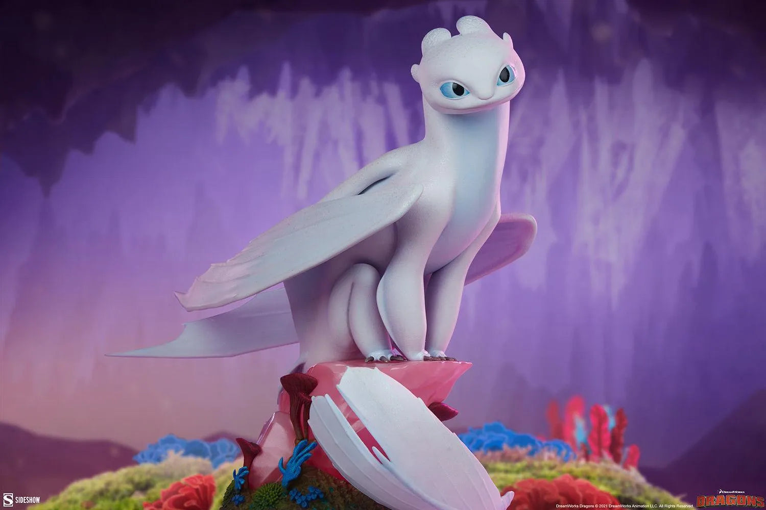 SID200616 How to Train Your Dragon - Light Fury Statue - Sideshow Collectibles - Titan Pop Culture