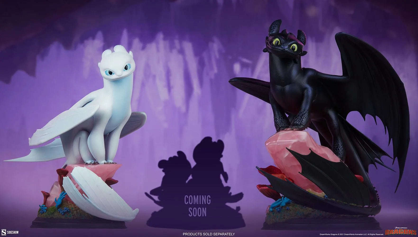 SID200616 How to Train Your Dragon - Light Fury Statue - Sideshow Collectibles - Titan Pop Culture