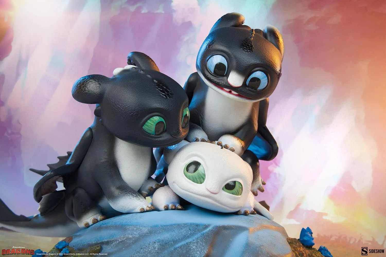 SID200617 How to Train Your Dragon - Dart, Pouncer & Ruffrunner Statue - Sideshow Collectibles - Titan Pop Culture