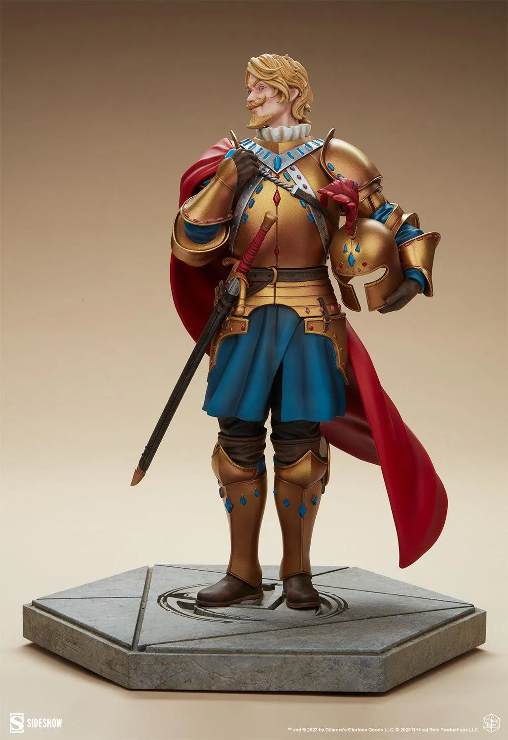 SID200635 Critical Role - Taryon Darrington Vox Machina Statue - Sideshow Collectibles - Titan Pop Culture