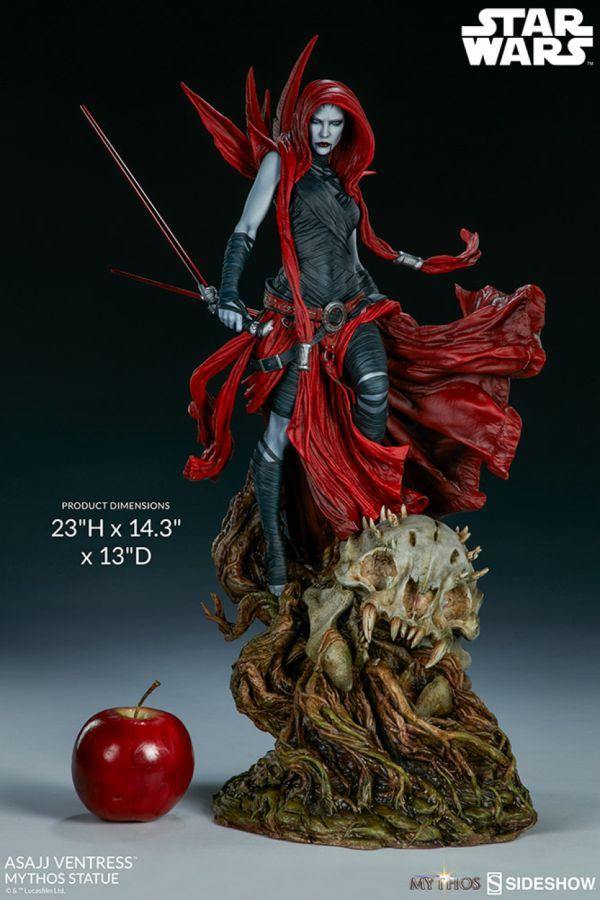 SID300235 Star Wars - Asajj Ventress Mythos Statue - Sideshow Collectibles - Titan Pop Culture