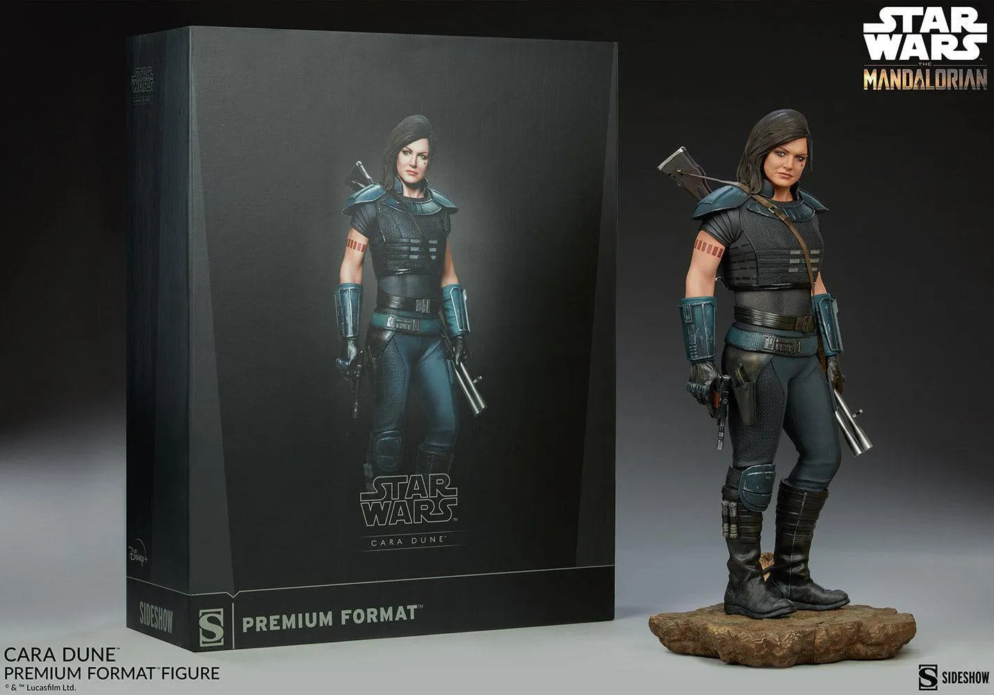 SID300789 Star Wars: The Mandalorian - Cara Dune Premium Format Statue - Sideshow Collectibles - Titan Pop Culture